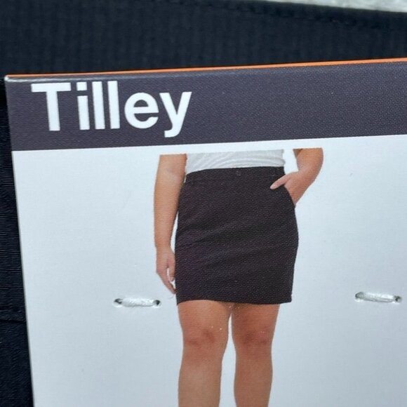 Tilley Ladies’ Black Trek Skort XXL Recycled Polyester Spandex a1528 - Picture 2 of 10